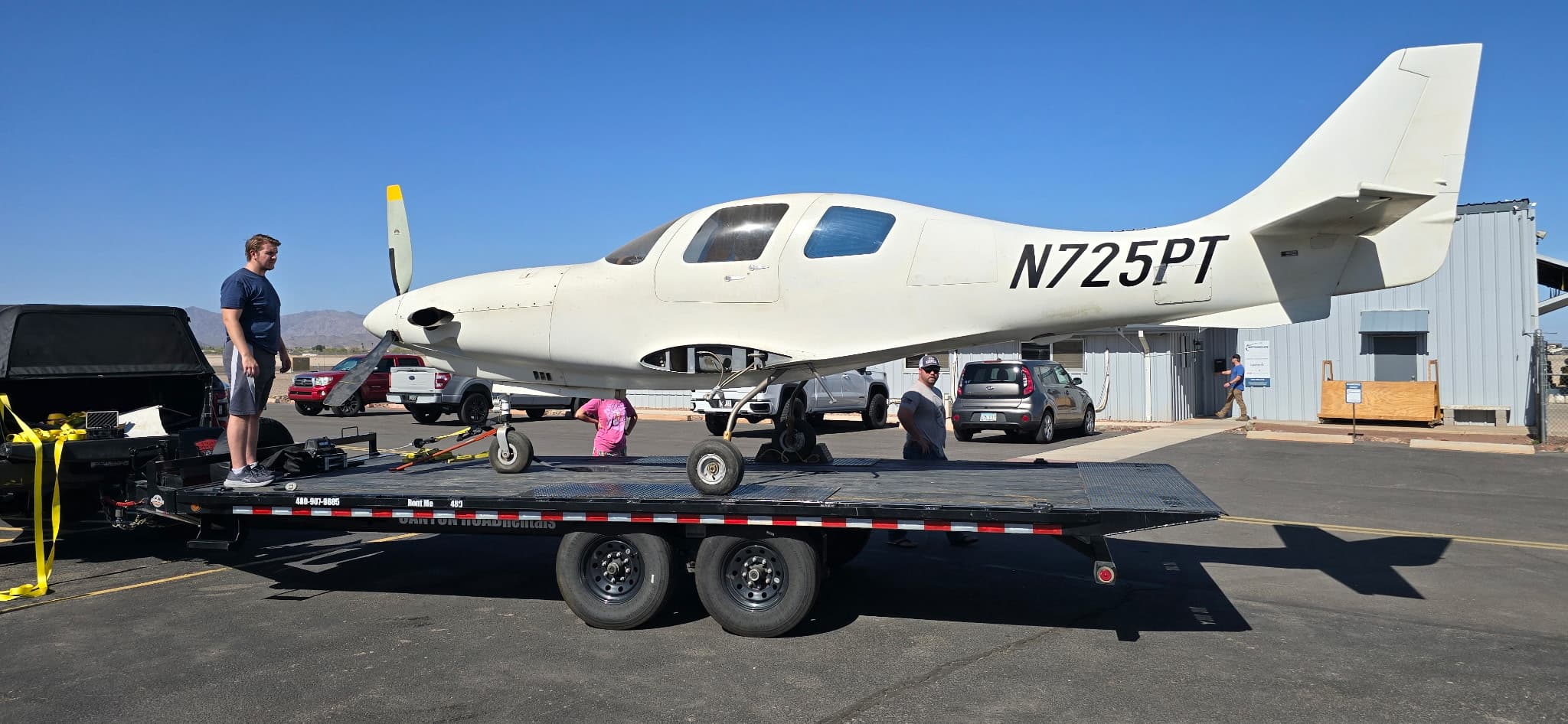 22ft Deckover Tilt Flatbed Trailer