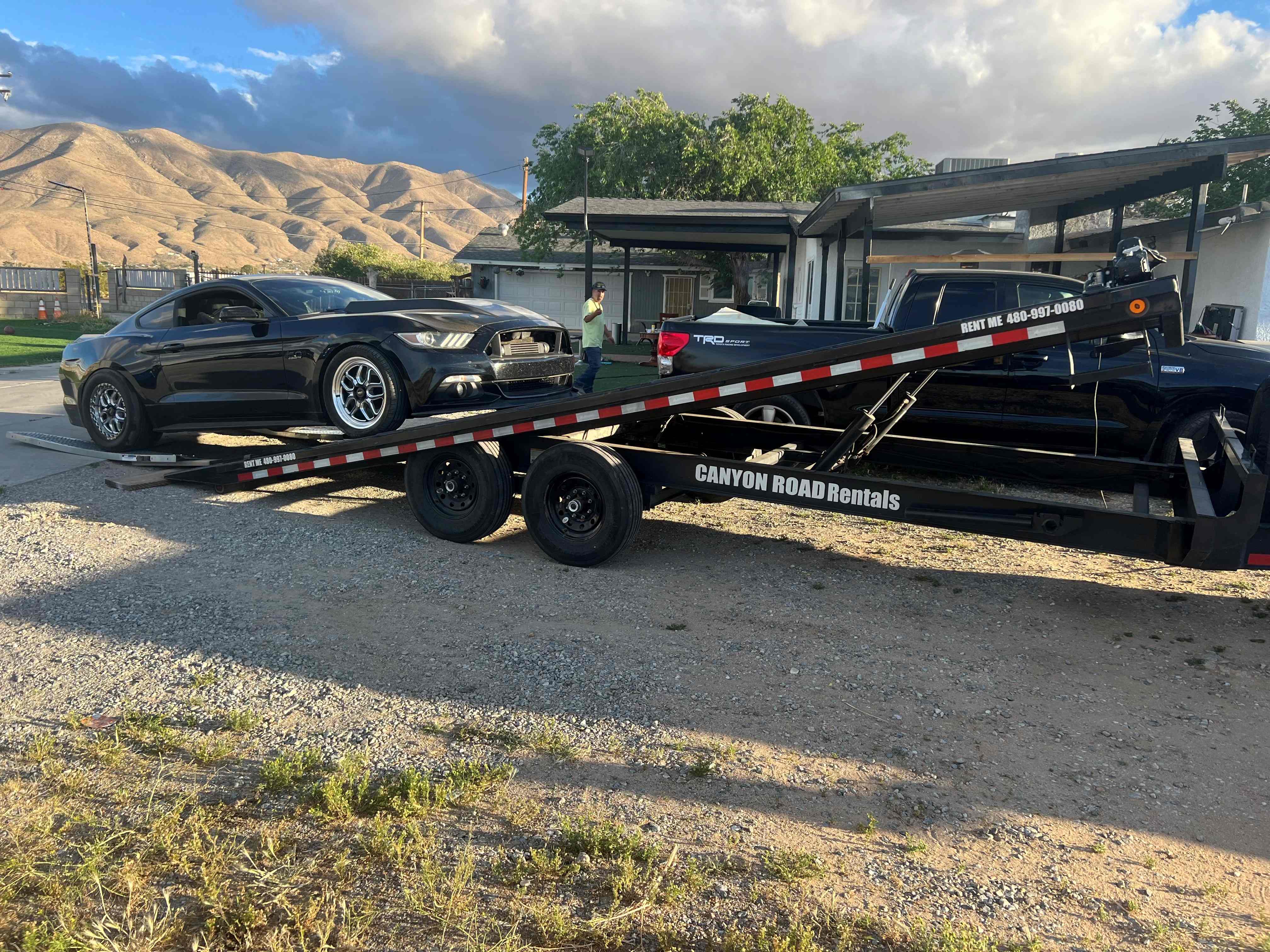 22ft Deckover Tilt Flatbed Trailer